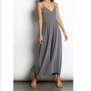 Silence + Noise Molly Cupro Culotte Jumpsuit